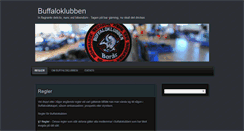 Desktop Screenshot of buffaloklubben.org